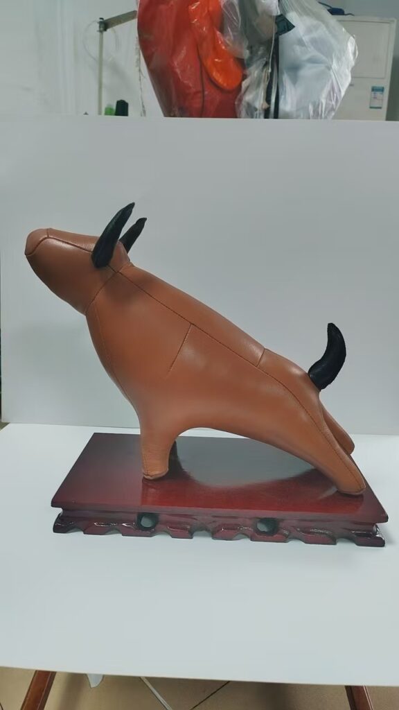 Production of corporate brand mascot stuffed toys for marketing events.