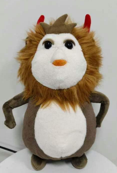 long pile fur custom plushie sample